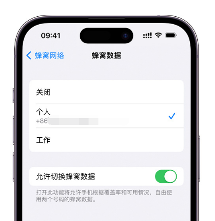 龙里苹果维修服务分享如何在iPhone上使用双卡 